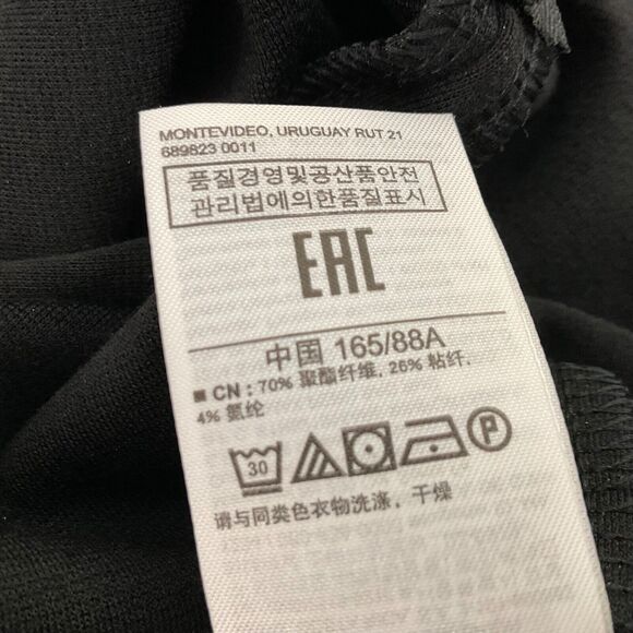 Gap Black Ponte Knit Little Black shift Dress size small tulip bell sleeves - Picture 5 of 12